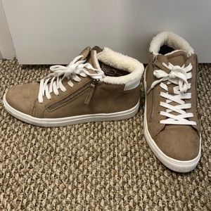 Suede sneakers